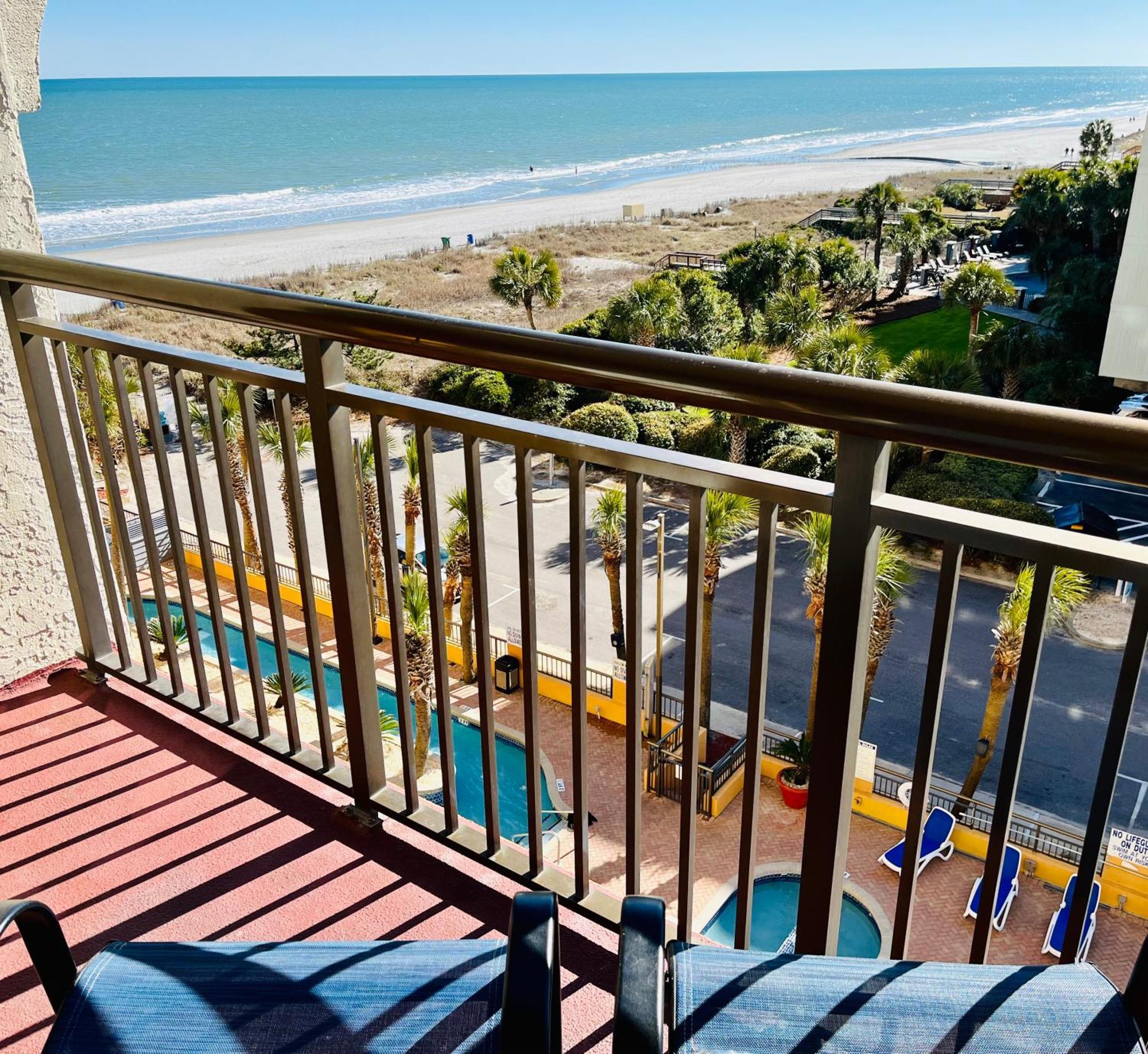 Azure Bliss Oceanfront Condo Sleeps 6 Миртл-Бич Экстерьер фото
