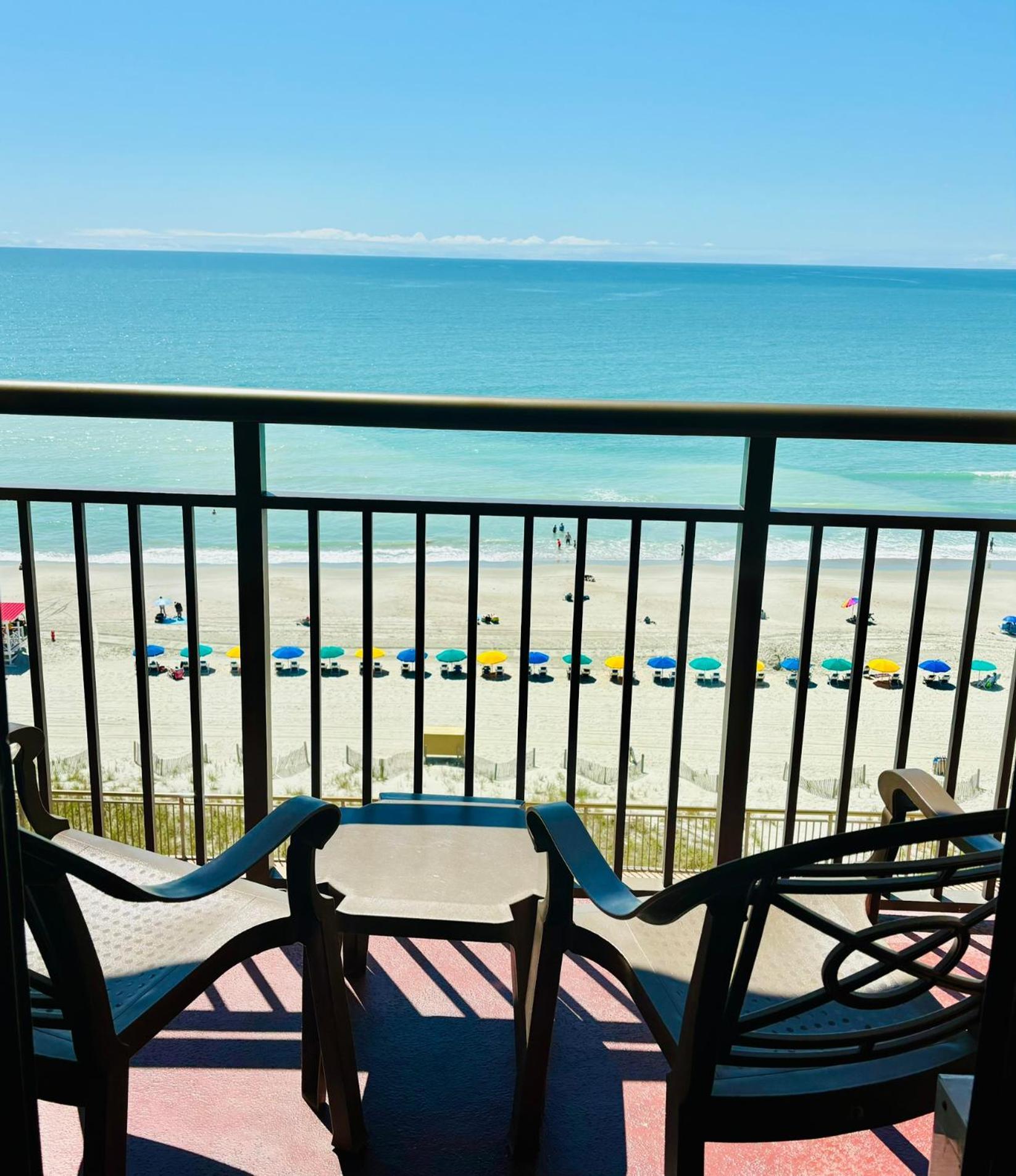 Azure Bliss Oceanfront Condo Sleeps 6 Миртл-Бич Экстерьер фото